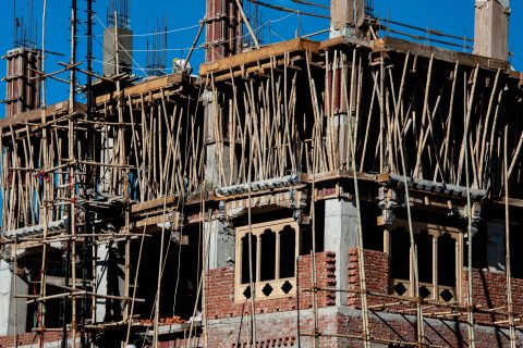 Scaffolding Bhutan style