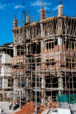 Scaffolding Bhutan style