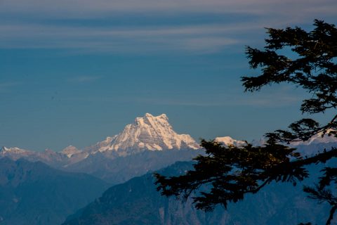 Masangang peak (23484ft) from Dochula Pass, Bhutan