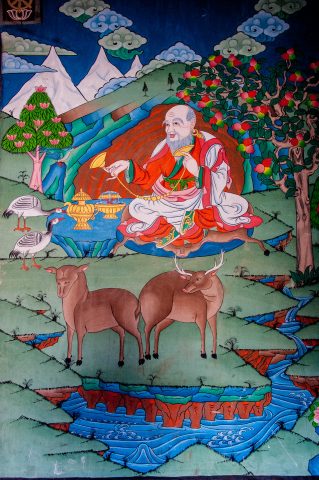 Trongsa Dzong inside, Bhutan