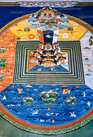 Trongsa Dzong inside, Bhutan