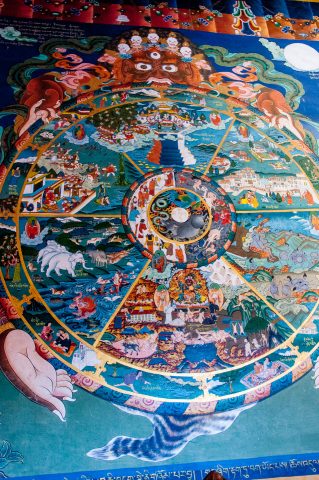 Trongsa Dzong inside, Bhutan