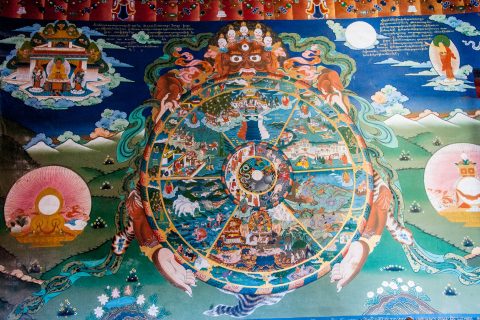 Trongsa Dzong inside, Bhutan