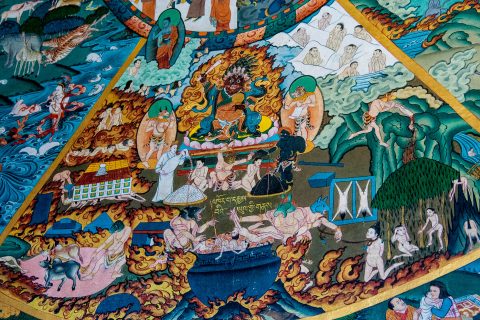 Trongsa Dzong inside, Bhutan