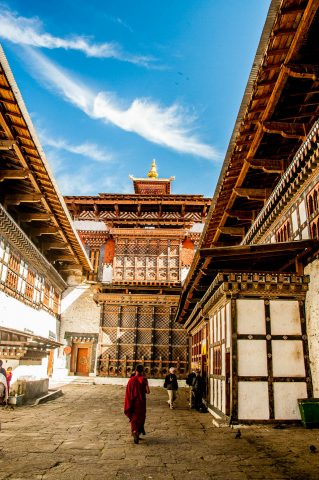 Trongsa Dzong inside, Bhutan