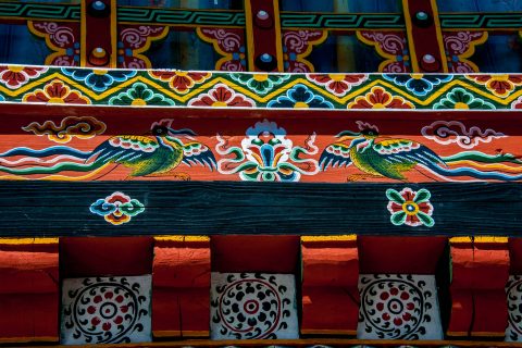 Decoration, Chamkhar, Bhutan