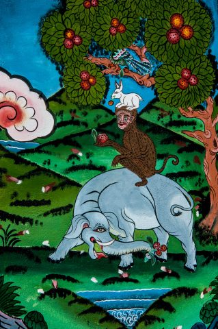 Decoration, Chamkhar, Bhutan