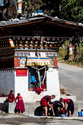 Tamshing Lhakhang entrance,  Bhutan