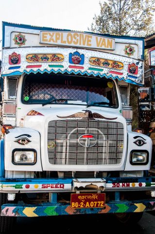 Explosive van, Chamkhar, Bhutan