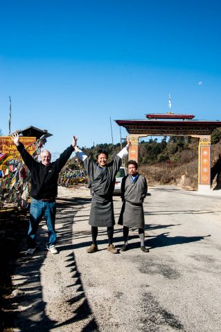 The 3 Boys, Yutongla Pass,, Bhutan