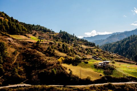 View near Chendebji, Bhutan