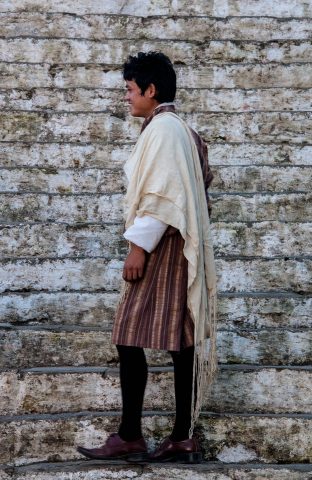 Punakha dzong entrance, Bhutan