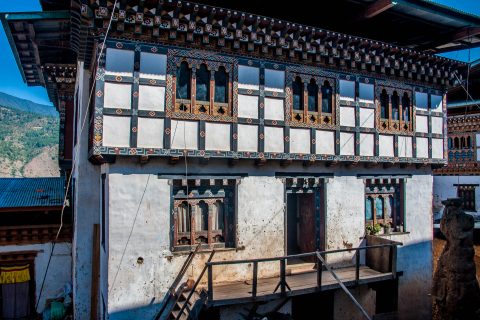 House, Lobesa, Punakha, Bhutan