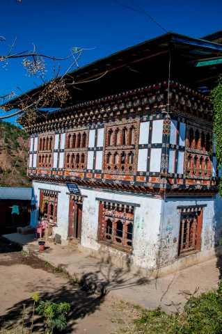 House, Lobesa, Punakha, Bhutan