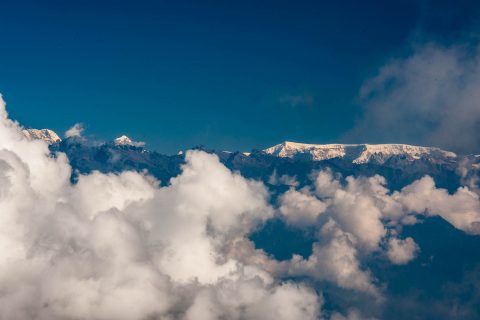 Zongphu Gang mountain from Doochula Pass, Bhutan