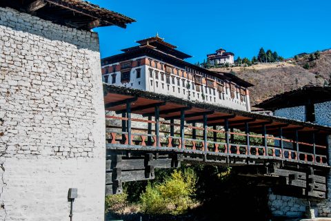 Rinpung Dzong entrance, Paro, Bhutan