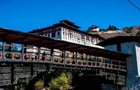 Rinpung Dzong entrance, Paro, Bhutan