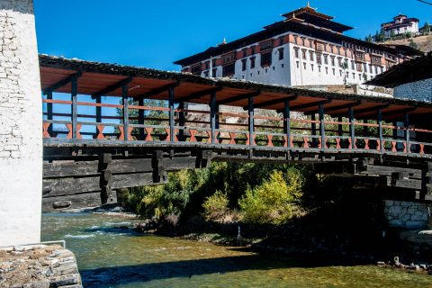 Rinpung Dzong entrance, Paro, Bhutan