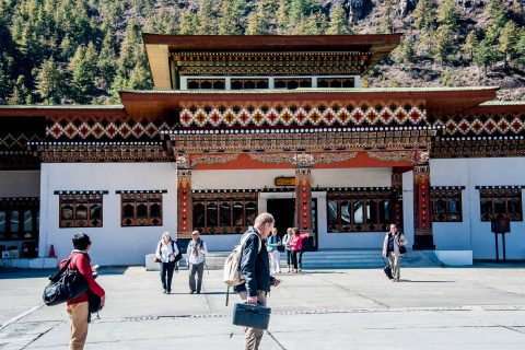 Paro airport, Bhutan