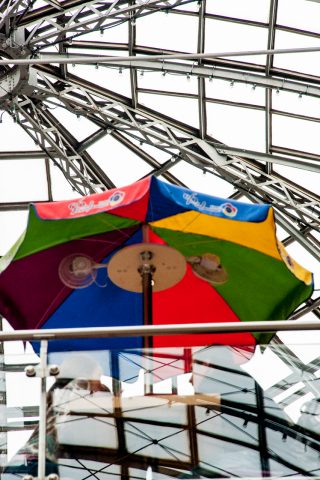 GUM store upper level cafe, Moscow