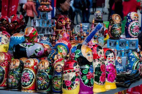 Matryoshka dolls, Red Square, Moscow