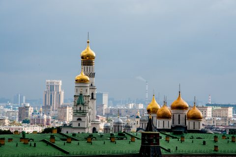 Kremlin roofs, Moscow
