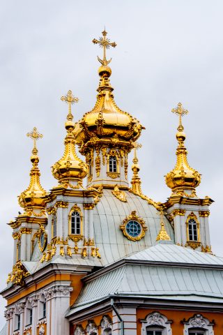 Grand Palace, Peterhof, St Petersburg, Russia