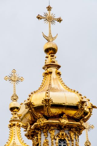 Grand Palace, Peterhof, St Petersburg, Russia