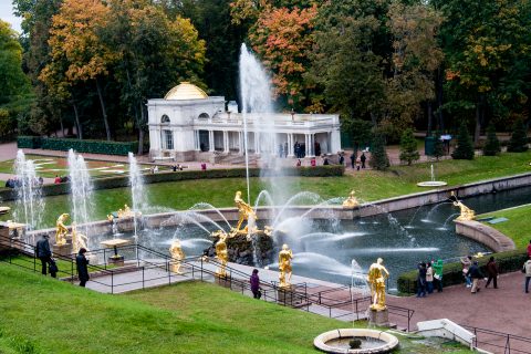 Grand Cascade, Water Avenue, Peterhof, St Petersburg