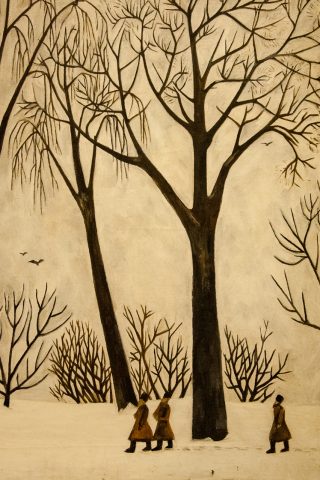 Winter, Natalia Goncharovan, Russian Museum, St Petersburg