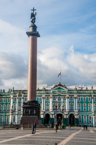 Alexander Column & Hermitage Winter Palace, St Petersburg