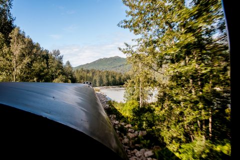 View from Anchorage to Denali train, Alaska