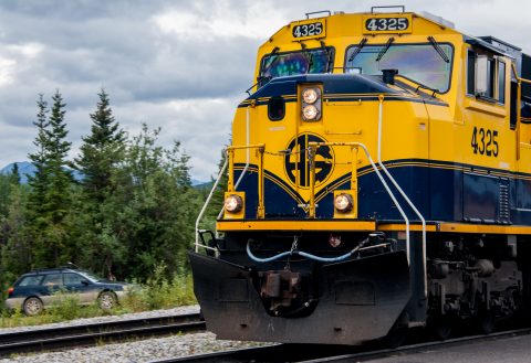 Denali to Fairbanks train, Denali, Alaska