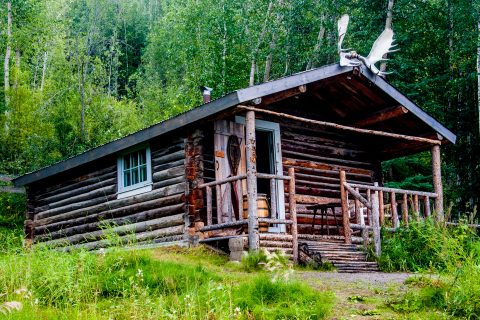 Robert Service's cabin, Dawson City, Yukon, Canada