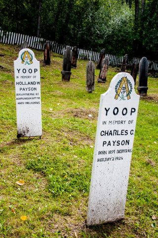 YOOP cemetery, Dawson City, Yukon, Canada
