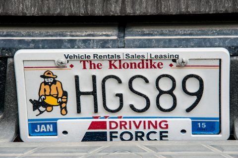Car sign, Dawson City, Yukon, Canada