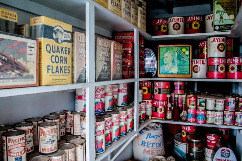 SS Klondike galley stores, Whitehorse, Yukon, Canada