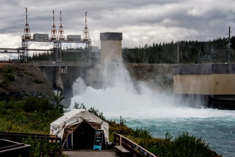Yukon dam, Whitehorse, Yukon, Canada