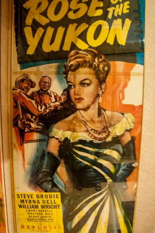 Gold rush poster, MacBride Museum, Whitehorse, Yukon, Canada