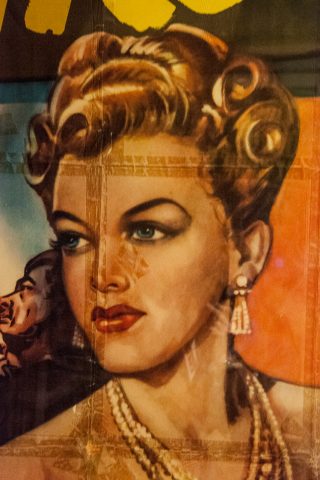 Gold rush poster, MacBride Museum, Whitehorse, Yukon, Canada