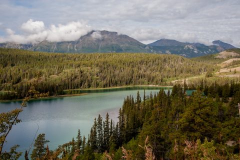 Emerald Lake, near Carcross, Yukon, Canada
