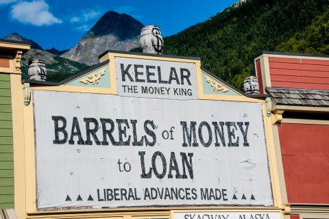 Skagway signs, Alaska