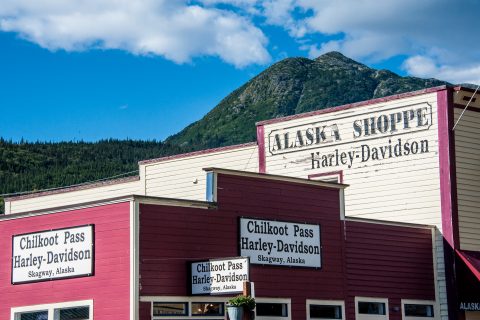 Skagway signs, Alaska