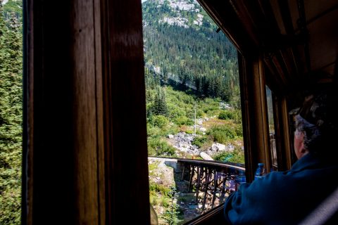 Glacier Gorge bridge, Skagway, Alaska