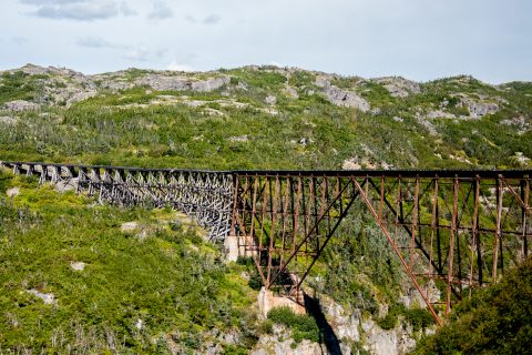 White Pass & Yukon Route bridge (1901), Skagway, Alaska