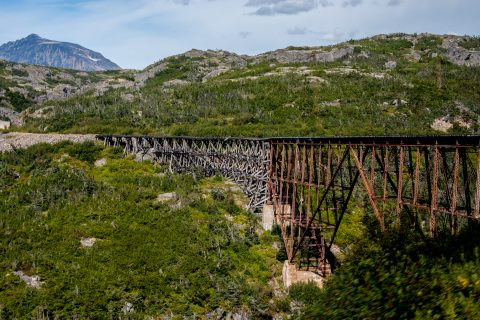 White Pass & Yukon Route bridge (1901), Skagway, Alaska