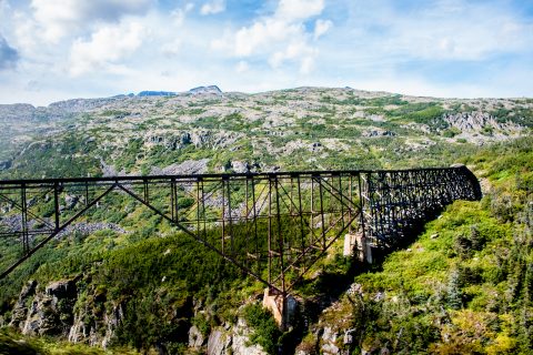 White Pass & Yukon Route bridge (1901), Skagway, Alaska