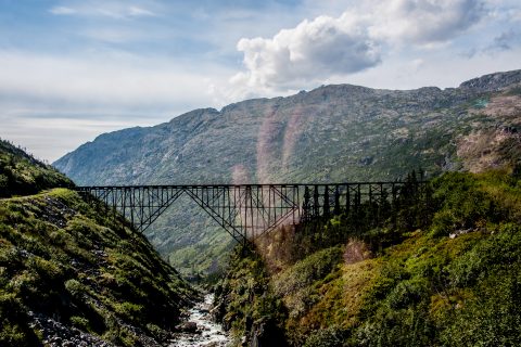 White Pass & Yukon Route bridge (1901), Skagway, Alaska
