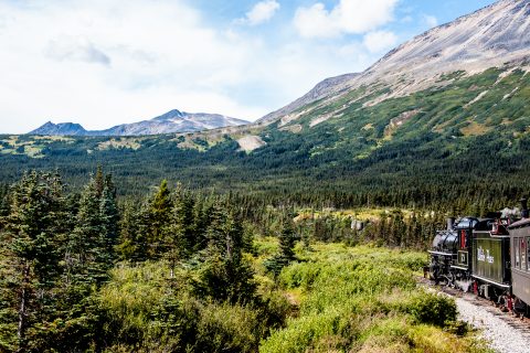 White Pass & Yukon Route steam engine
