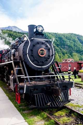White Pass & Yukon Route steam engine (1947)